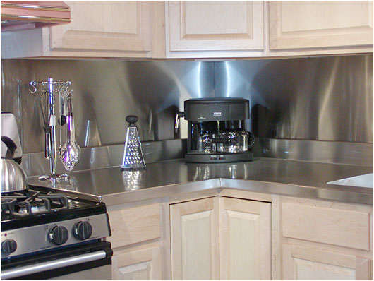 stainless steel for kitchen wall home depot